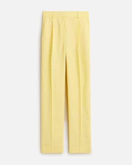 J.Crew Yellow Tall Tapered Essential Pant