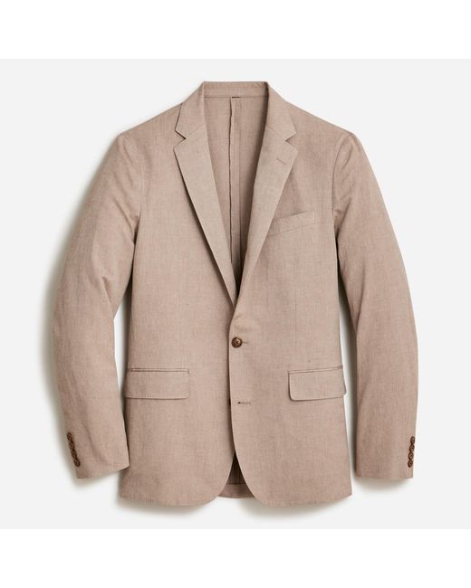 J.Crew Ludlow Slimfit Unstructured Suit Jacket In Irish