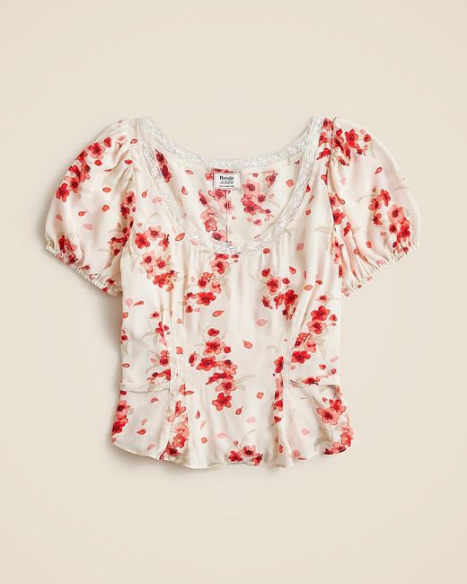 J.Crew Multicolor Rouje X Poet Top