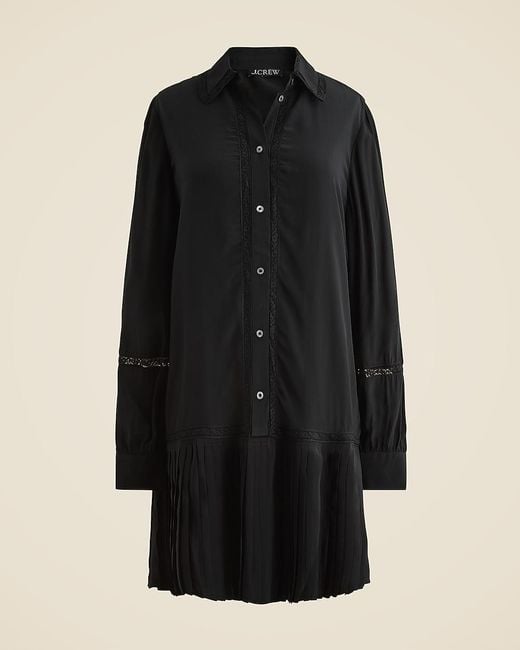 J.Crew Black Tall New Amelia Shirtdress