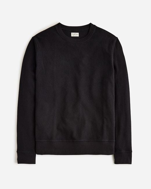 J.Crew Black Long-Sleeve Textured Sweater-Tee for men