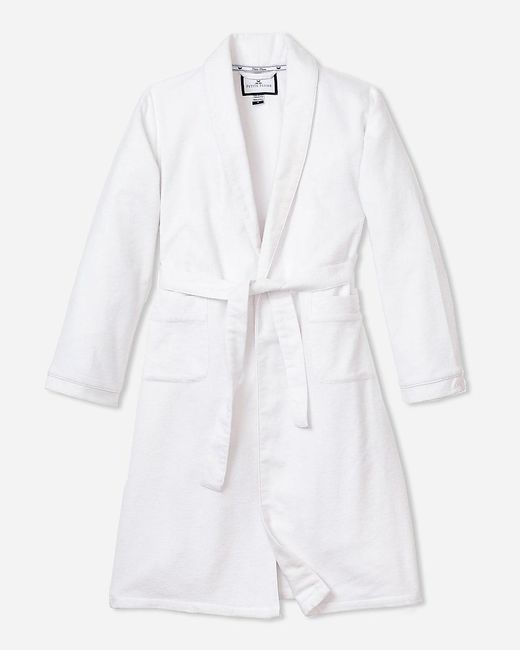 J.Crew White Petite Plume Flannel Robe for men