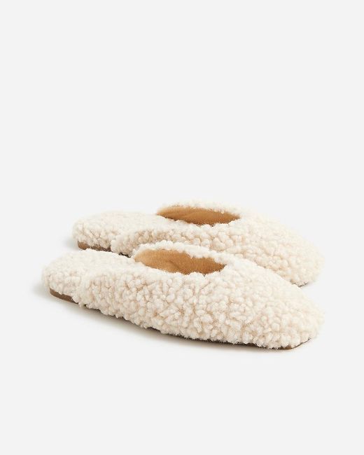 J.Crew Natural House Slippers
