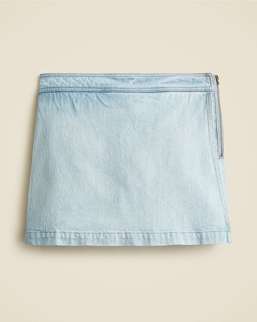 J.Crew Natural Denim Skort