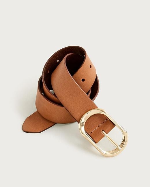 J.Crew Blue Oval Buckle Belt