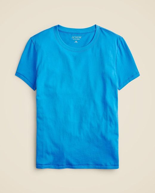 J.Crew Blue Vintage Jersey Classic-Fit Crewneck T-Shirt