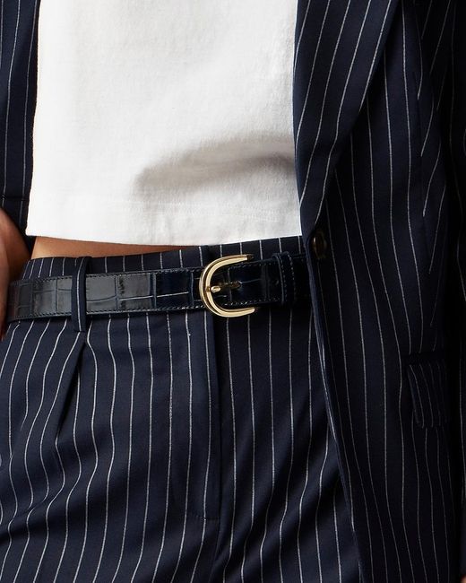 J.Crew Blue Classic Belt