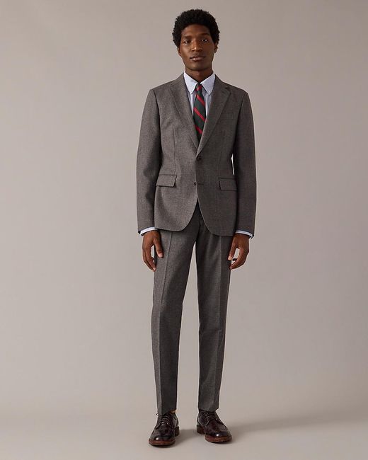 J.Crew Gray Ludlow Slim-Fit Suit Jacket for men