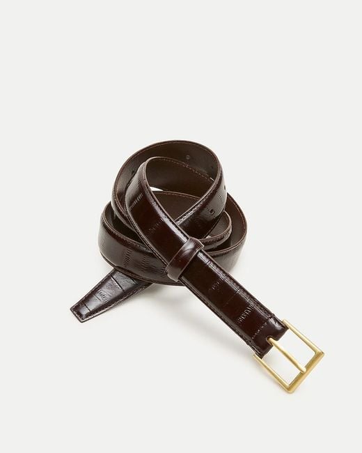 J.Crew Brown Berkeley Belt