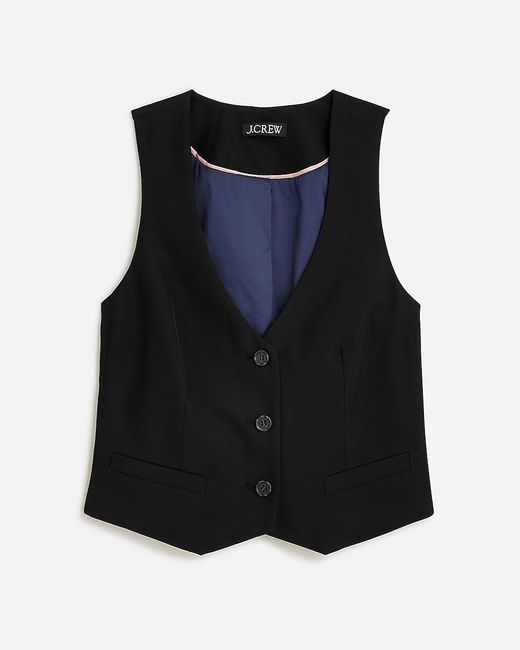 J.Crew Black Slim-Fit Vest