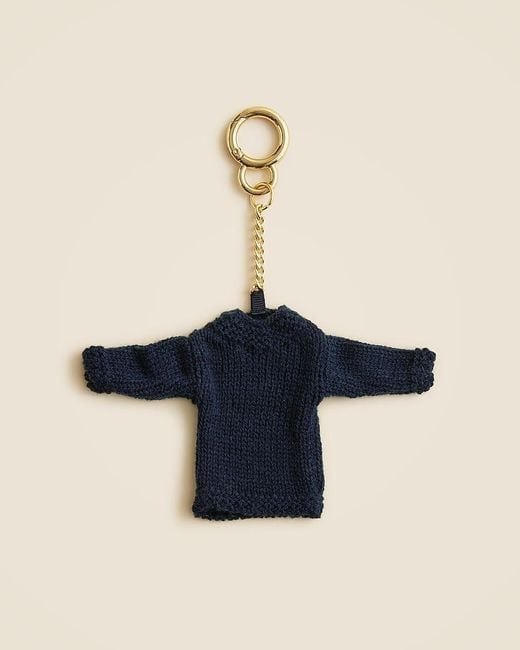 J.Crew Blue Rollneck Bag Charm