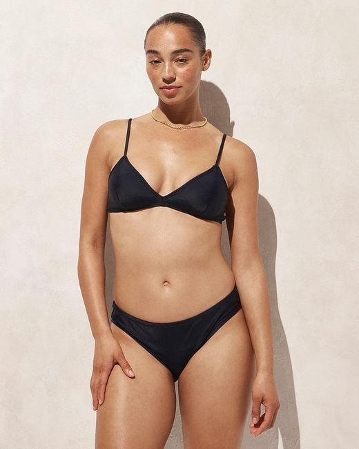 J.Crew Blue Classic Full-Coverage Bikini Bottom