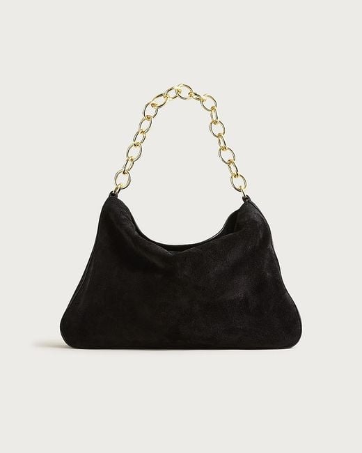 J.Crew Black Berkeley Chainlink Shoulder Bag