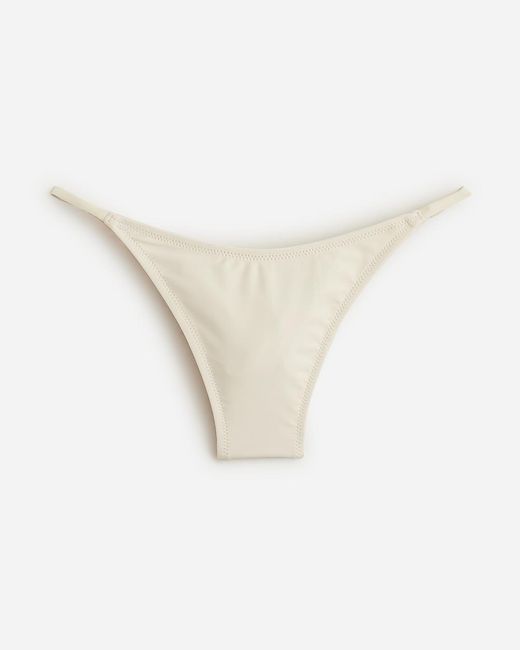 J.Crew White '90S No-Tie String Bikini Bottom