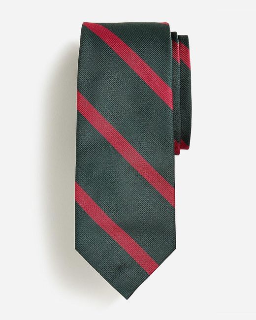 J.Crew Green English Silk Tie for men