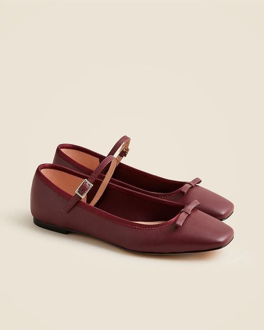 J.Crew Natural Quinn Mary Jane Ballet Flats