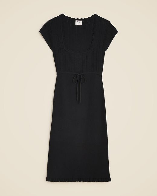 J.Crew Black Rouje X Sirène Sweater-Dress