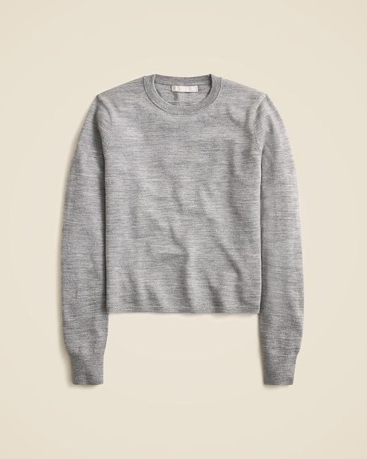 J.Crew Blue Carolyn Fitted Crewneck Sweater