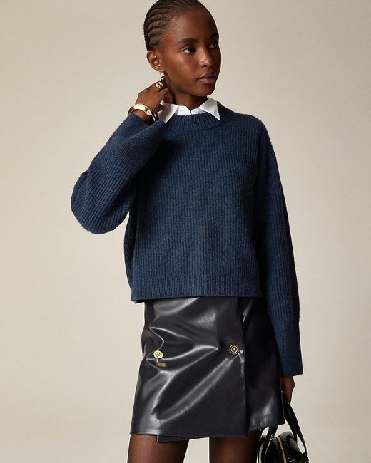 J crew cashmere crewneck sweater hot sale