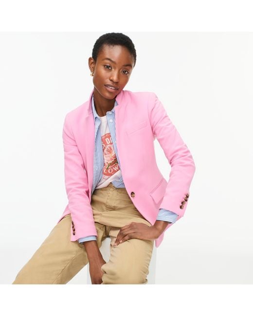 J crew schoolboy blazer pink sale