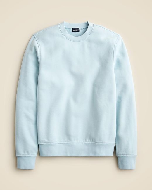 J.Crew Blue Summit 11 Oz. Soft-Knit Fleece Sweatshirt for men