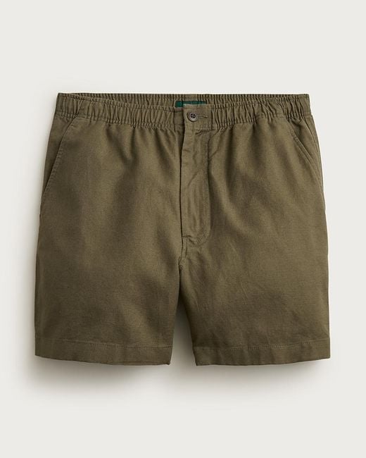 J.Crew Green 5.5' Pier Short for men
