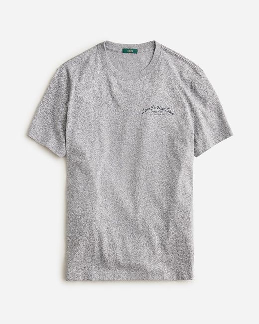 J.Crew Gray Lowell'S Boat Shop X Wallace & Barnes Graphic T-Shirt for men