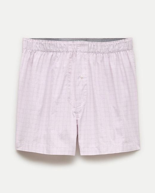J.Crew White Patterned Boxers for men