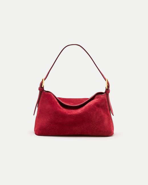 J.Crew Red Berkeley Small Shoulder Bag