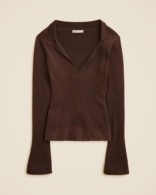 J.Crew Brown Fitted Pullover Sweater