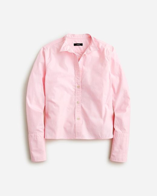 J.Crew Pink Thomas Mason For Cropped Shirt