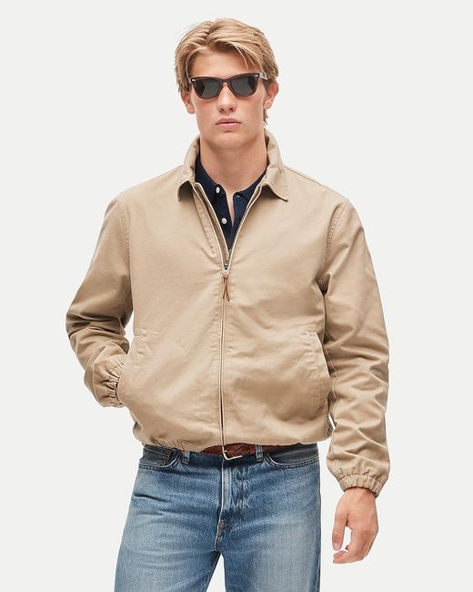 J.Crew Natural Harrington Jacket for men