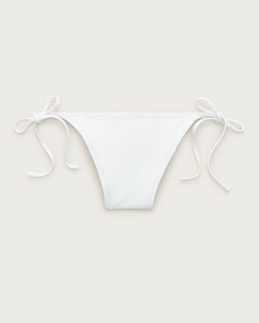 J.Crew Natural Double-Lined Hipster String Bikini Bottom