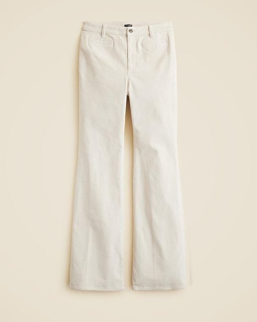 J.Crew Natural Petite Vintage Flare Pant