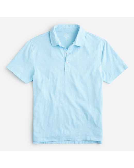 J.Crew Garment-dyed Slub Cotton Polo 