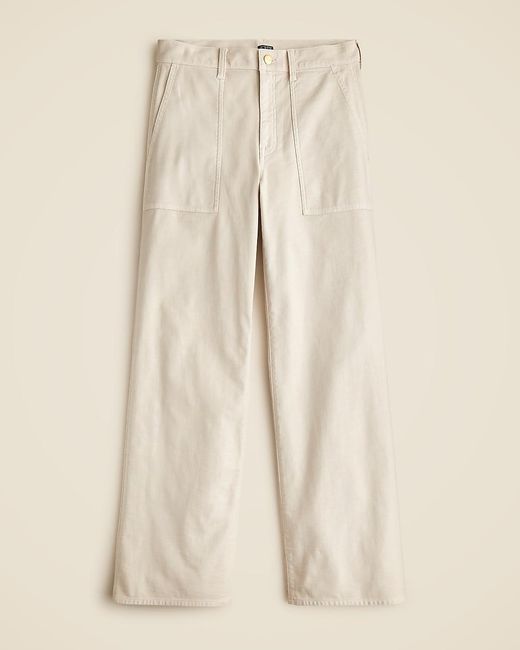 J.Crew Natural Camp-Pocket Wide-Leg Pant