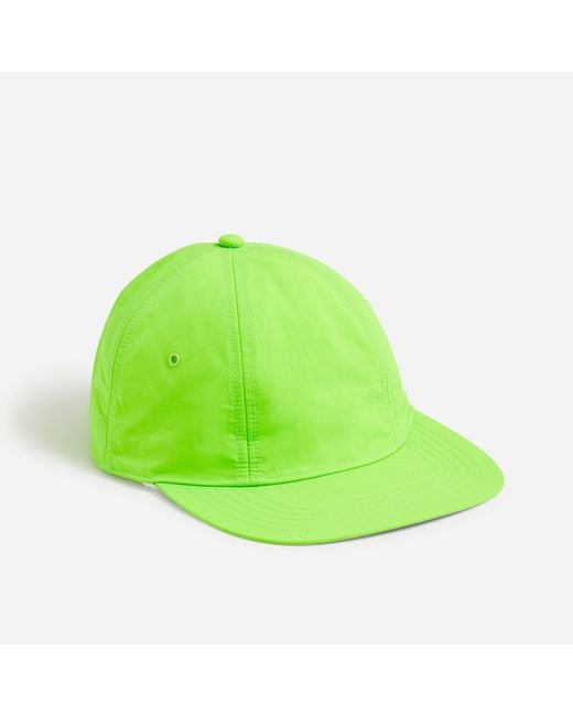 J.Crew Baseball Cap In Taslan® Nylon in Green for Men Lyst