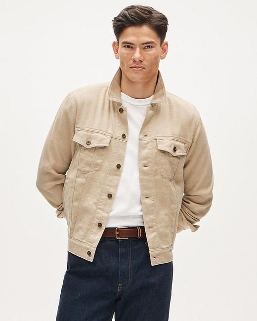 J.Crew Natural Trucker Jacket for men