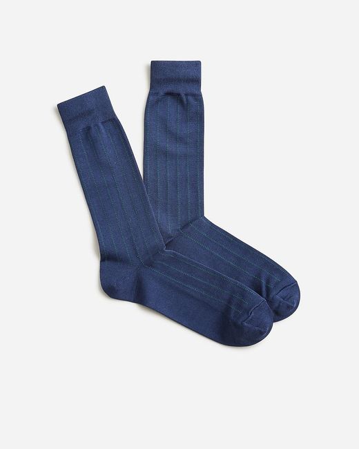 J.Crew Blue Dress Socks for men