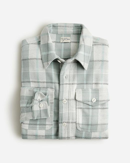 J.Crew Gray Seaboard Soft-Knit Shirt for men