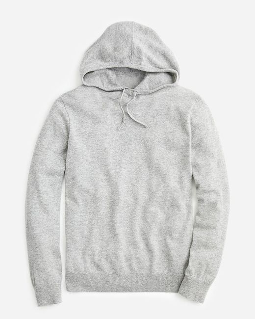 J.Crew Gray Cashmere Hoodie for men