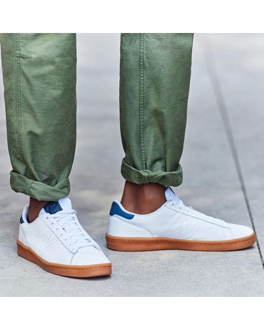 New Balance ® For J.crew 791 Leather Sneakers in White for Men | Lyst