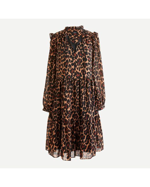 J crew cheetah dress sales