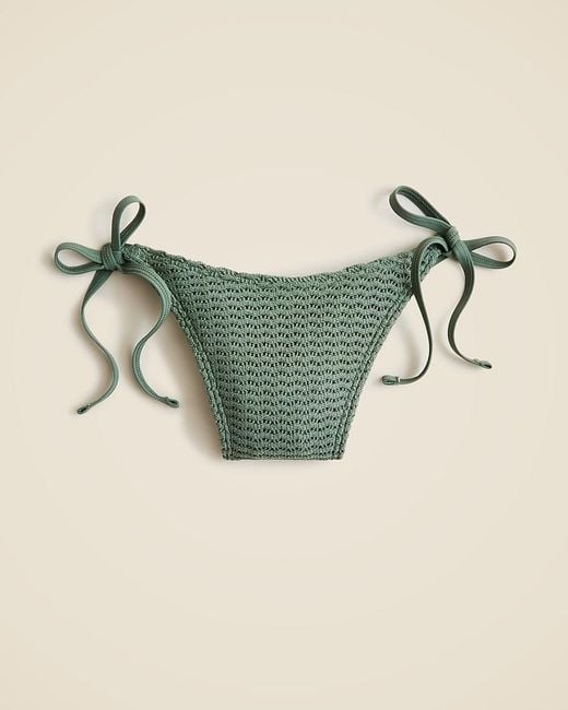 J.Crew Natural Crochet String Bikini Bottom