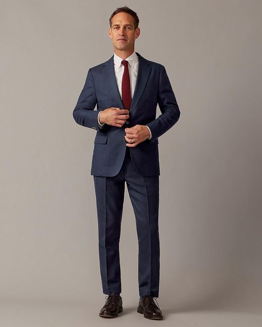 J.Crew Blue Ludlow Slim-Fit Suit Jacket for men