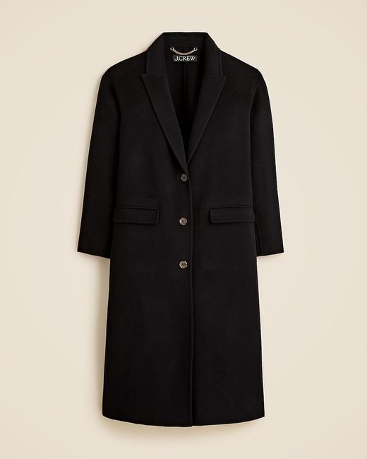 J.Crew Black Chiara Topcoat