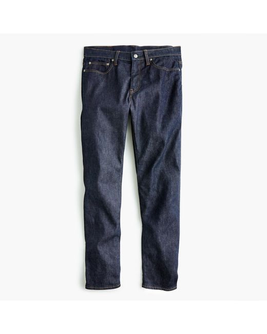 J.Crew Blue 1040 Athletic-fit Stretch Jean In Resin Rinse Japanese Denim for men
