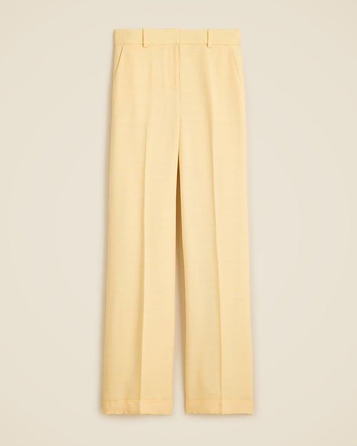 J.Crew Blue Cuffed Wide-Leg Trouser