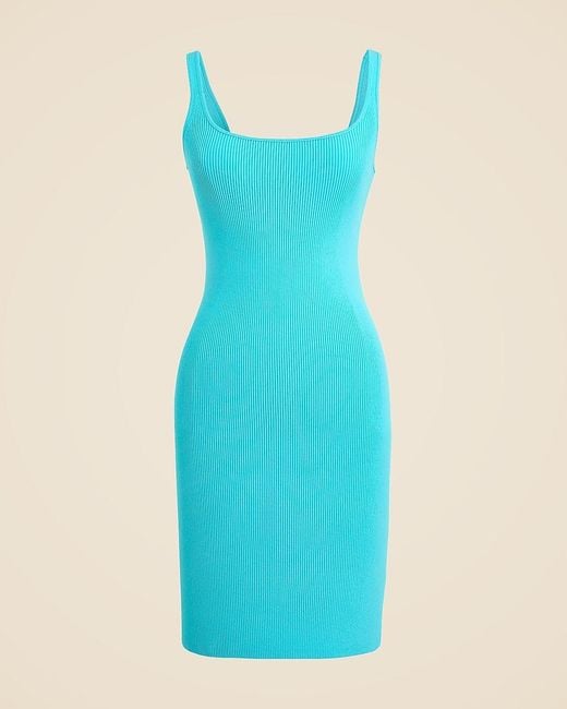 J.Crew Blue Mini Sweater-Dress