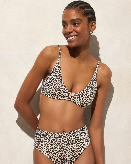J.Crew Brown Lana Bikini Top